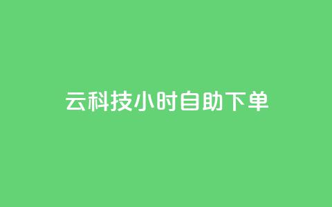 12云科技24小时自助下单 - 12云科技24小时自助订购，便捷高效无忧服务!  第1张