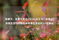 流量卡，流量卡移动19元200g大王卡，流量卡，连接生活与网络的新桥梁亿乐社区SUP货源站
