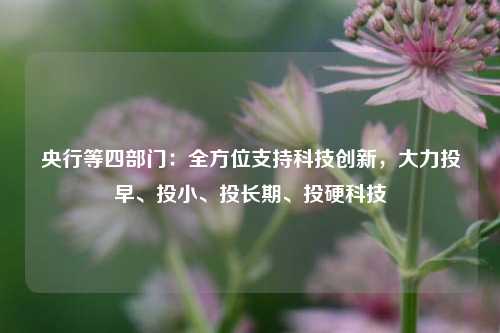 央行等四部门：全方位支持科技创新，大力投早、投小、投长期、投硬科技  第1张